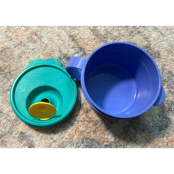 Tupperware Microwave cup soup bowl with lid Vintage container - Picture 2 of 8